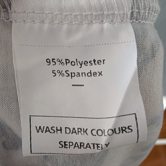 NWT Boutique Boho Soft Tiered Blue and White Dress - Sz M - Picture 4 of 7